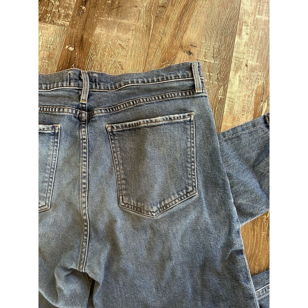 Agolde Jeans Denim Blue Medium Wash Casual Straight Leg Women's Size 32 - Picture 4 of 11